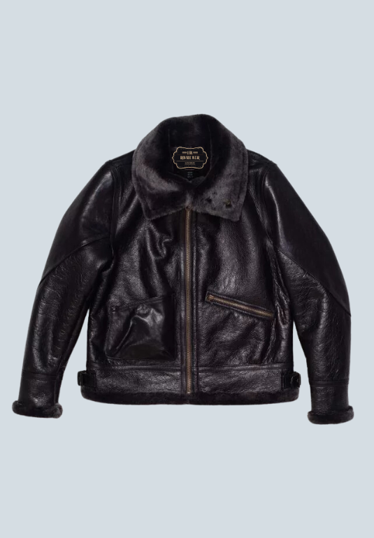 Bogart B3 Aviator Leather Bomber Jacket